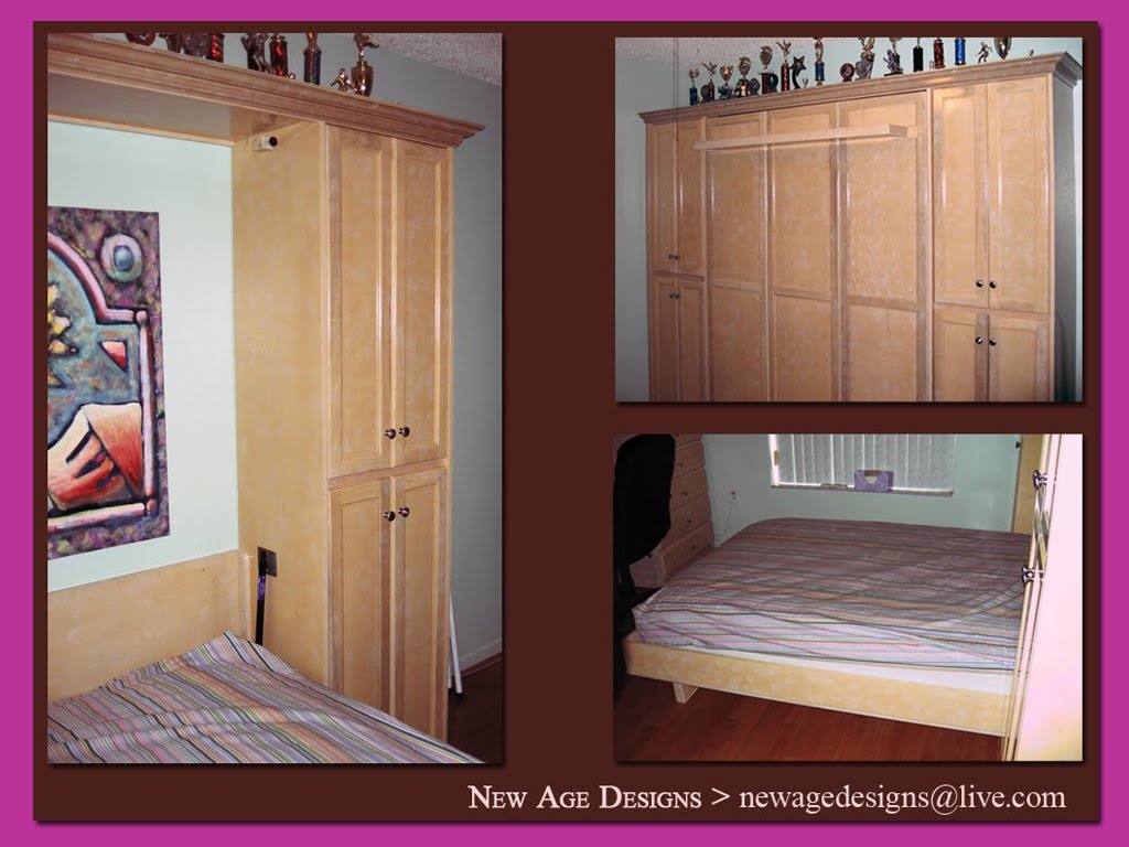 murphy bed wall unit plans